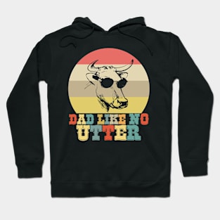 Dad Like No Utter Cow Farmer Farming Hoodie